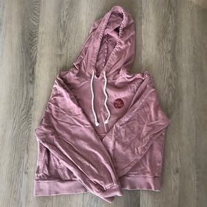 Cropped rip curl hoodie